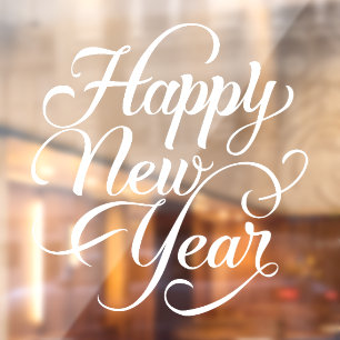 Happy New Year Window Cling