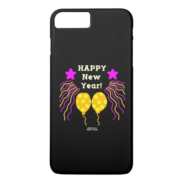 Happy New Year Wishes Apple iPhone 8/7 Plus Case (Back)