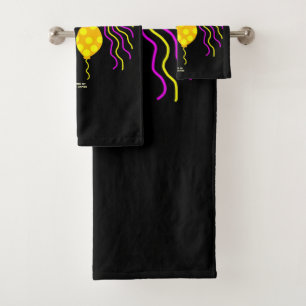 Happy New Year Wishes Bathroom Towel Set