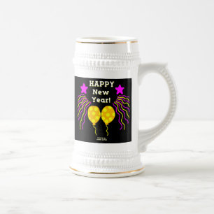 Happy New Year Wishes Stein Mug