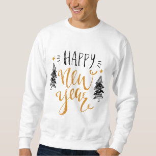 Happy New Year words sweatshirt