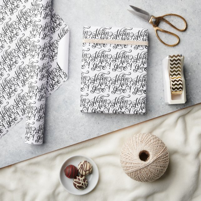 Happy  New Year  Wrapping Paper (Crafts)