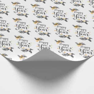 Happy New Year Wrapping Paper