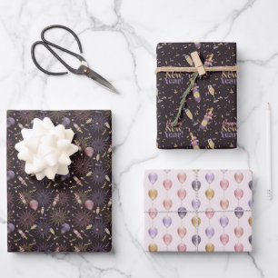 Happy New Year   Wrapping Paper Sheet