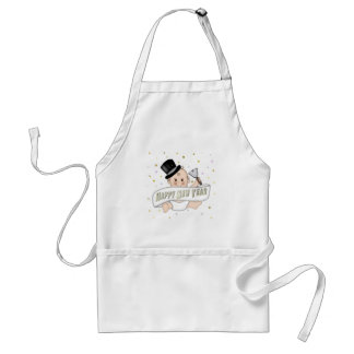 Happy New Years Baby Apron