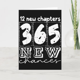 Happy New Years Chapters 365 Chances 2026 Funny  Card