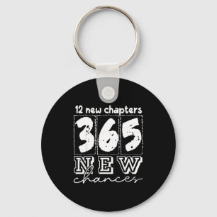 Happy New Years Chapters 365 Chances 2026 Funny  Keychain