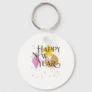 Happy New Years Eve Party Supplies 2026 Matching M Keychain