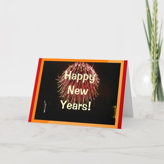 Happy New Years Holiday Card (Front)
