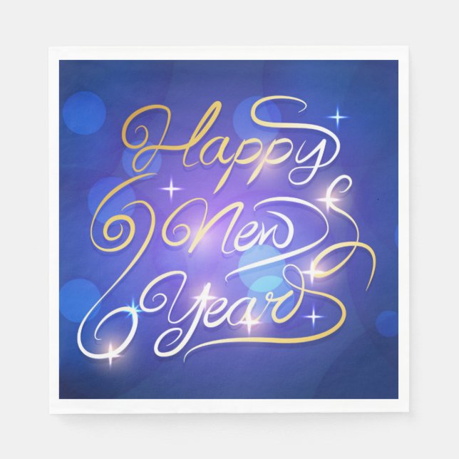 Happy New Years Napkin (Front)