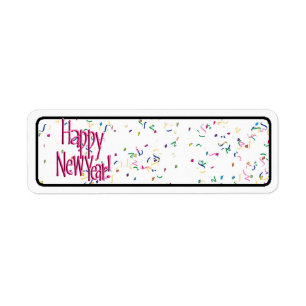 Happy New Years Red Text