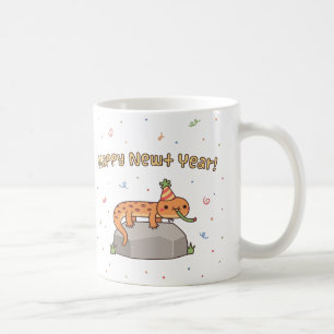Happy Newt Year, Funny Happy New Year Coffee Mug