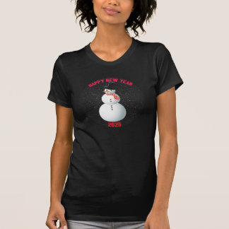 Happy NewYear With SnowMan 2025 Toddler T-shirt