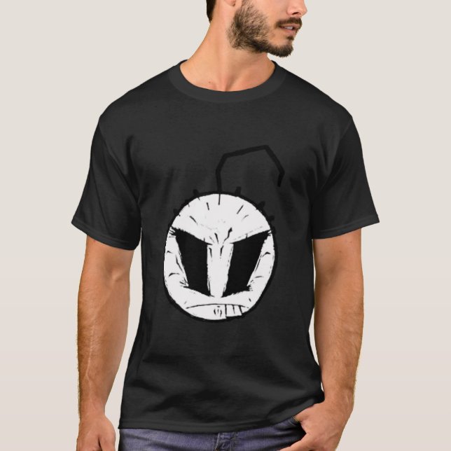 Happy noodle boy head Classic T-Shirt (Front)