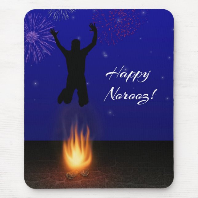 Happy Norooz Chahar-Shanbeh-Suri Mouse Pad (Front)