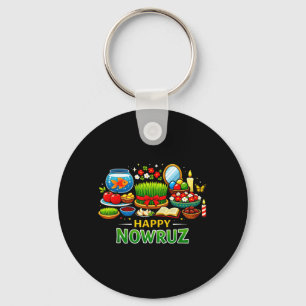Happy Nowruz for Persian New Year Norooz Men Women Keychain