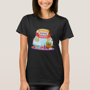 Happy Nowruz Iranian Persian New Year Haft Seen Ar T-Shirt