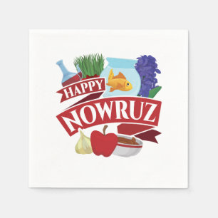 Happy Nowruz Persian New Year Napkin