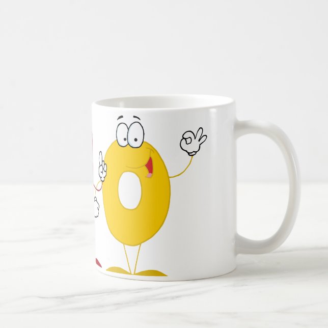 Happy Number 110 Coffee Mug (Right)