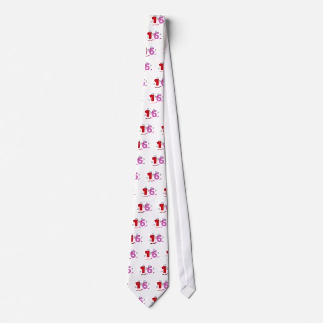 Happy Number 16 Tie (Front)