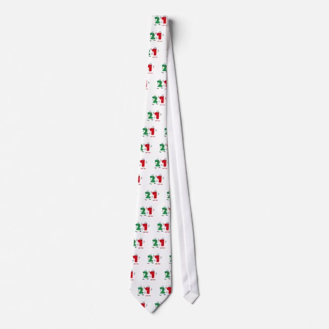 Happy Number 21 Tie (Front)