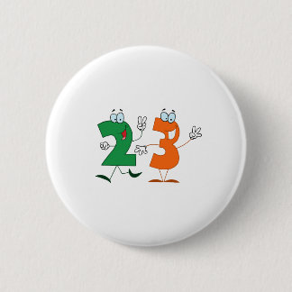 Happy Number 23 2 Inch Round Button