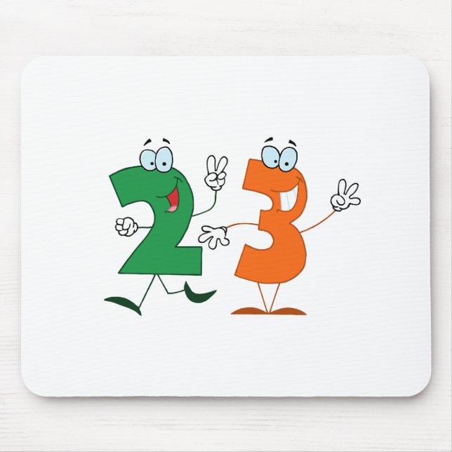 Happy Number 23 Mouse Pad (Front)