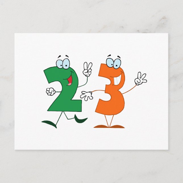 Happy Number 23 Postcard (Front)