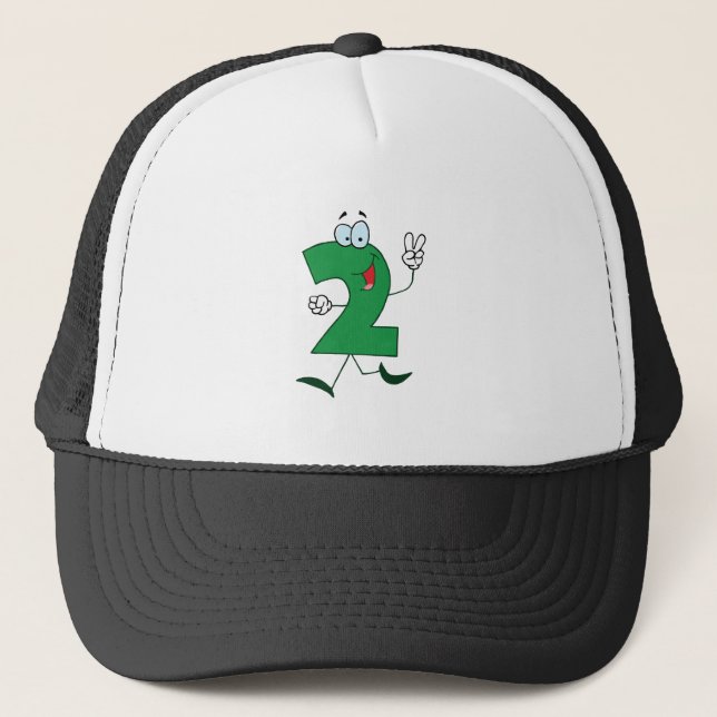 Happy Number 2 Trucker Hat (Front)