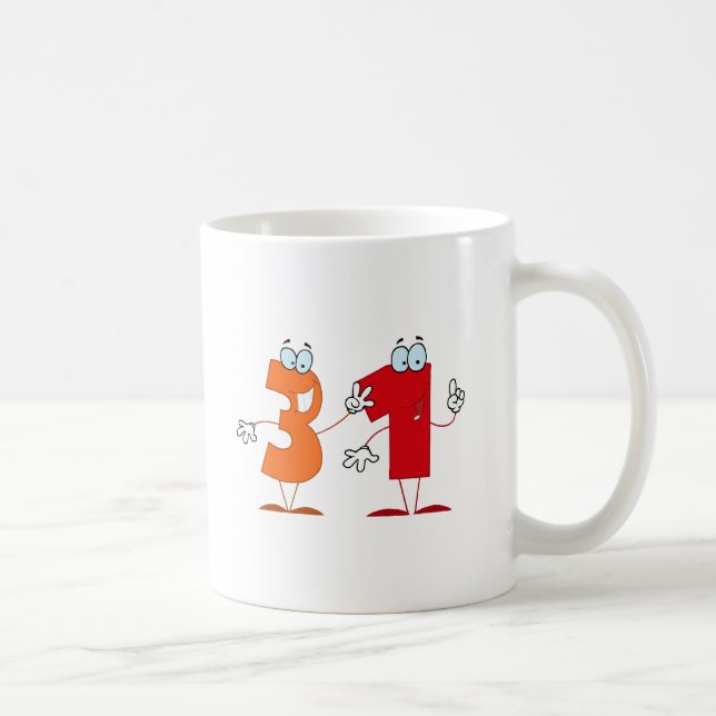 Happy Number 31 Coffee Mug (Right)