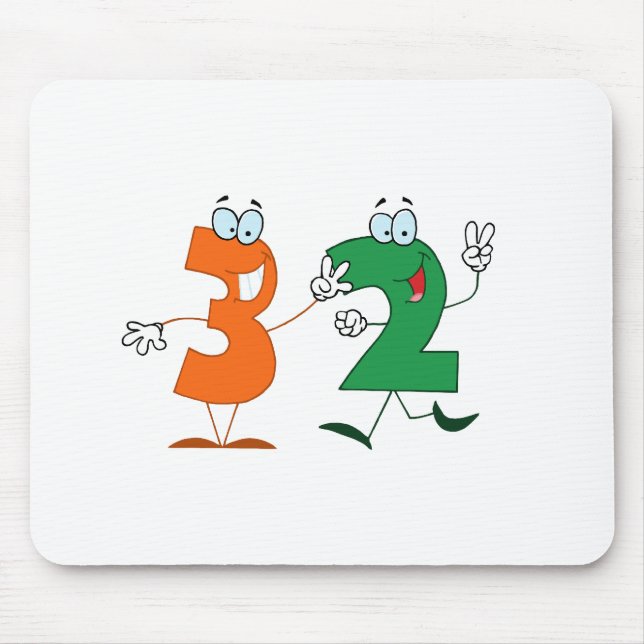 Happy Number 32 Mouse Pad (Front)