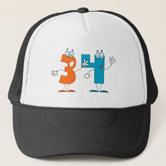 Happy Number 34 Trucker Hat