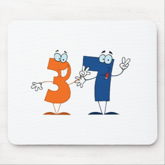 Happy Number 37 Mouse Pad