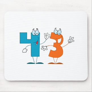 Happy Number 43 Mouse Pad