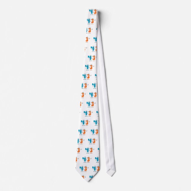 Happy Number 43 Tie (Front)