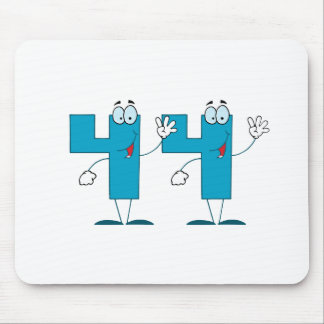 Happy Number 44 Mouse Pad