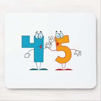 Happy Number 45 Mouse Pad