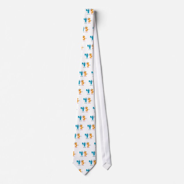 Happy Number 45 Tie (Front)