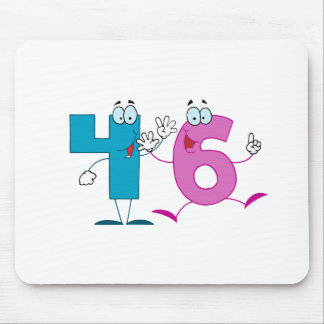 Happy Number 46 Mouse Pad