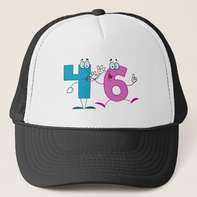 Happy Number 46 Trucker Hat (Front)