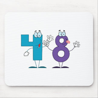 Happy Number 48 Mouse Pad