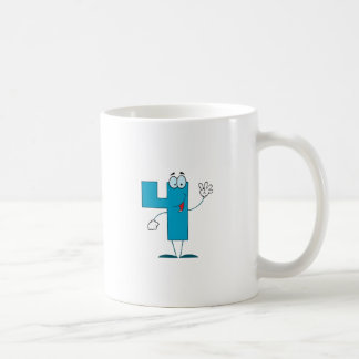 Happy Number 4 Coffee Mug