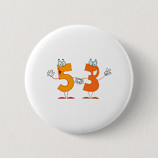 Happy Number 53 2 Inch Round Button