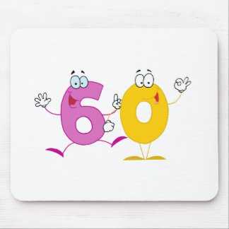 Happy Number 60 Mouse Pad