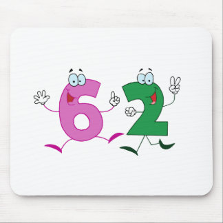 Happy Number 62 Mouse Pad