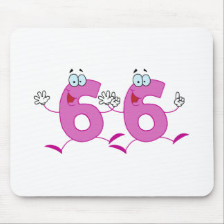 Happy Number 66 Mouse Pad
