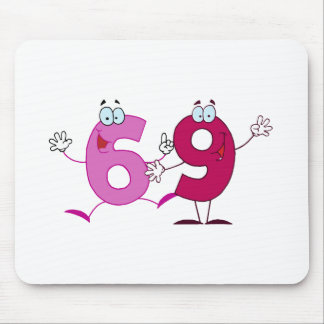 Happy Number 69 Mouse Pad