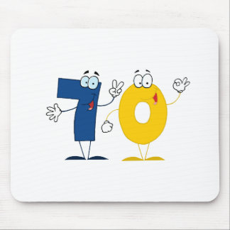 Happy Number 70 Mouse Pad
