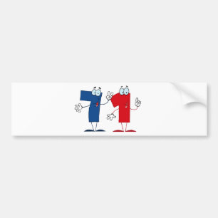 Happy Number 71 Bumper Sticker