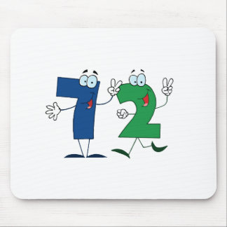 Happy Number 72 Mouse Pad